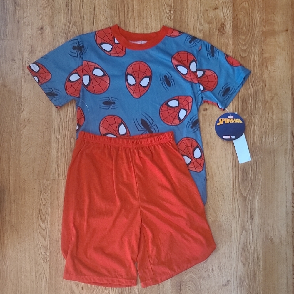 Marvel Spider-Man Kids Pajama Set - Red and Blue